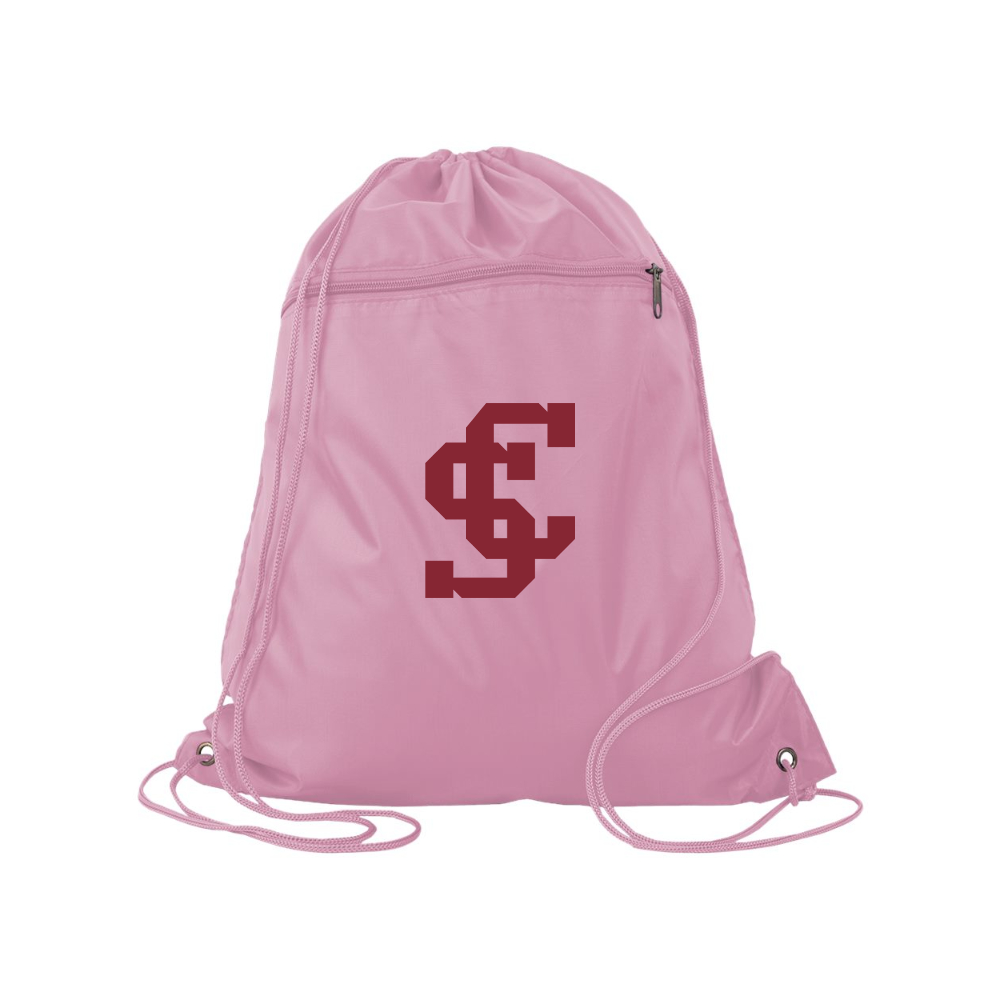 Santa Clara Broncos Logo Q-Tees - Polyester Cinchpack