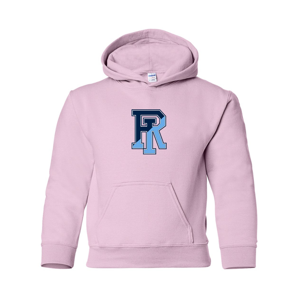 Youth Rhode Island Rams Logo Gildan Heavy Blend  Hooded Sweatshirt