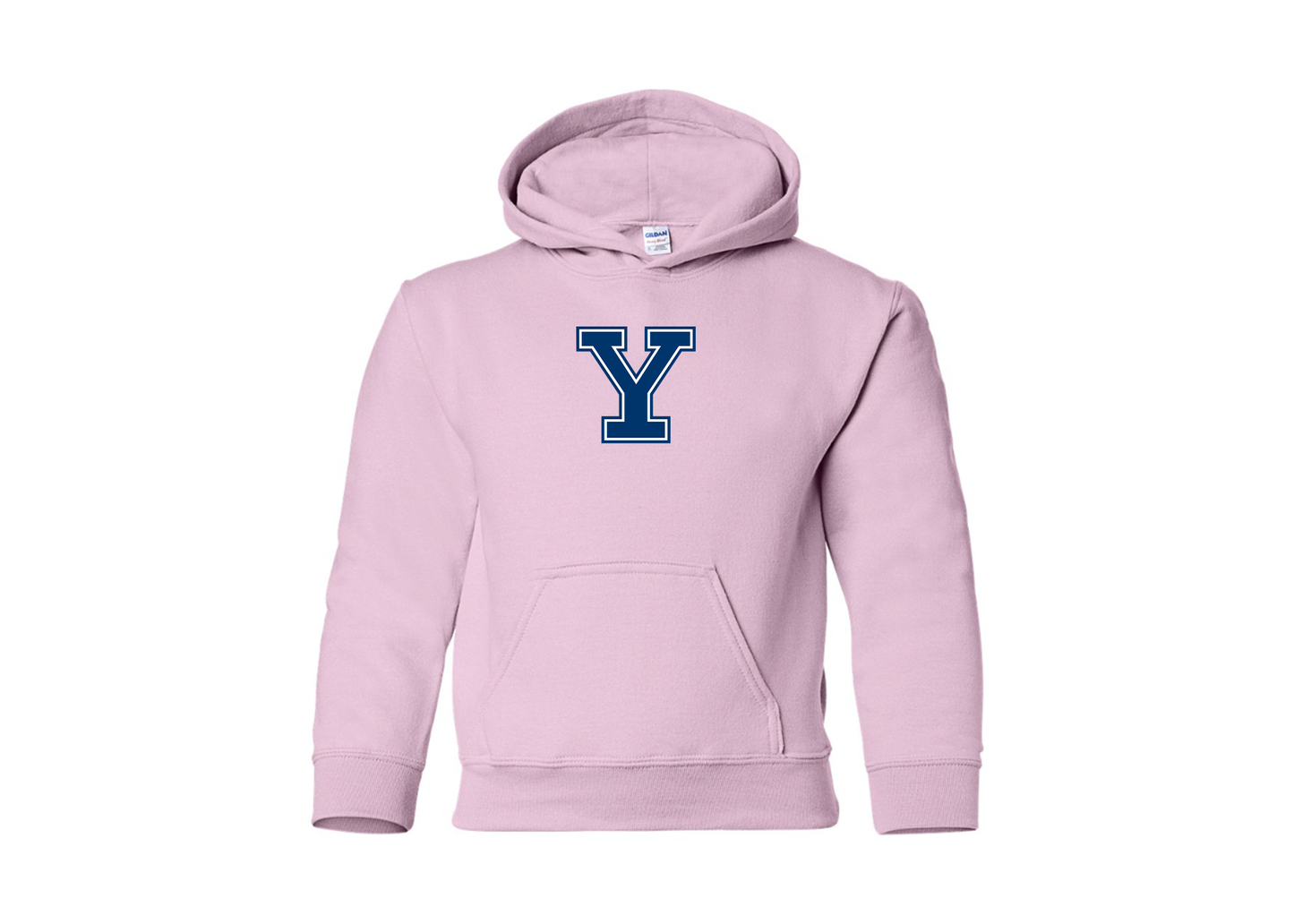 Youth Yale Bulldogs Gildan Heavy Blend  Hooded Sweatshirt