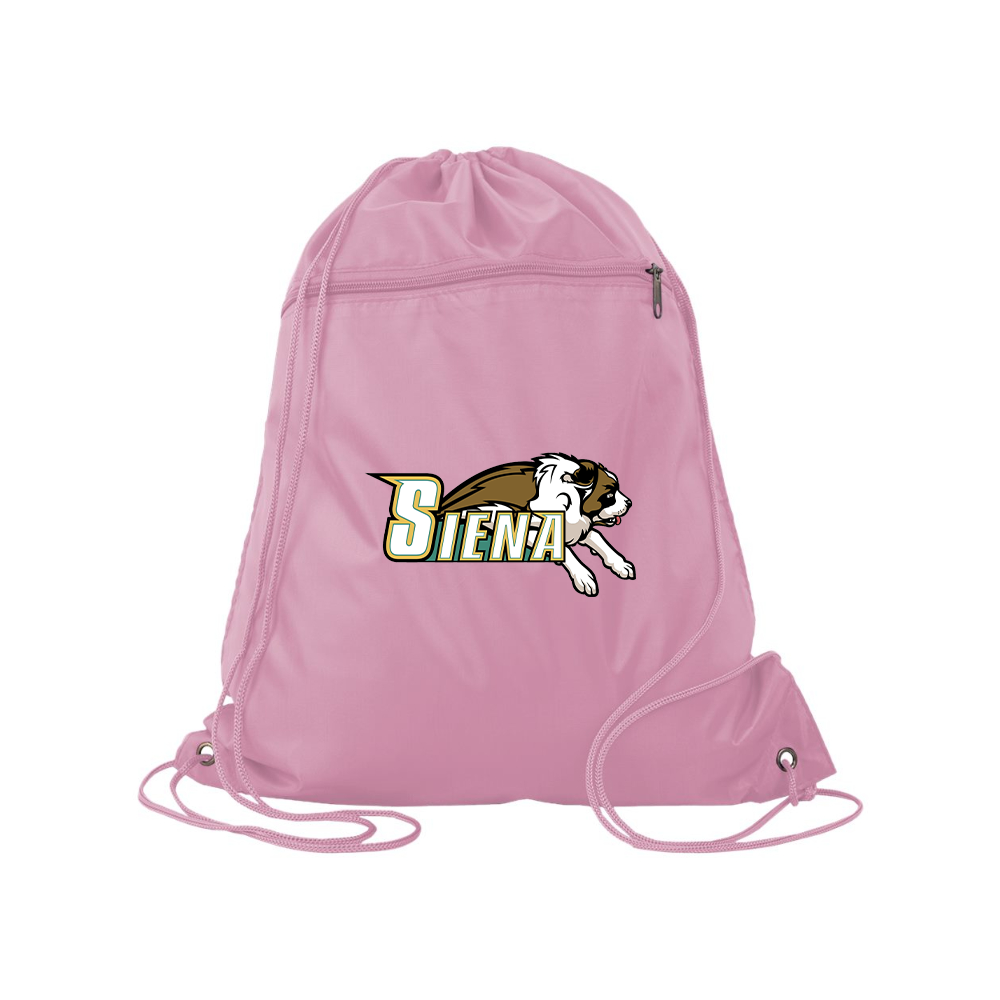 Siena Saints Logo Q-Tees - Polyester Cinchpack
