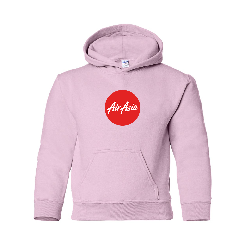 Youth Air Asia Logo Gildan Heavy Blend  Hooded Sweatshirt