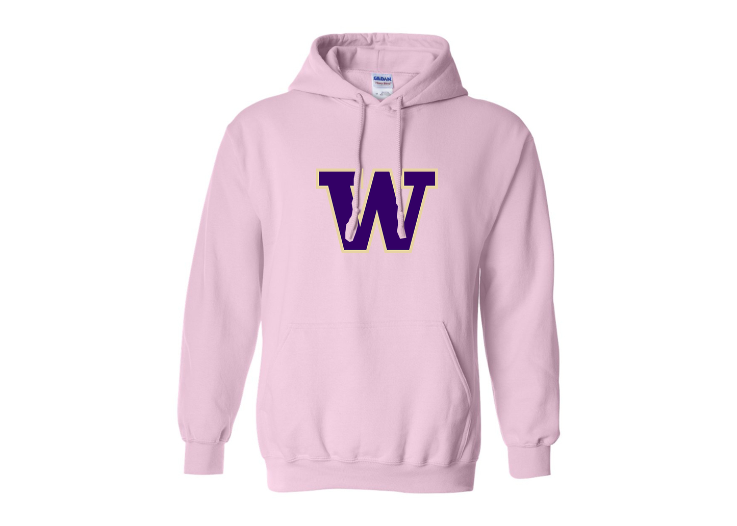 Men's Washington Huskies Gildan  Heavy Blend Hooded Sweatshirt