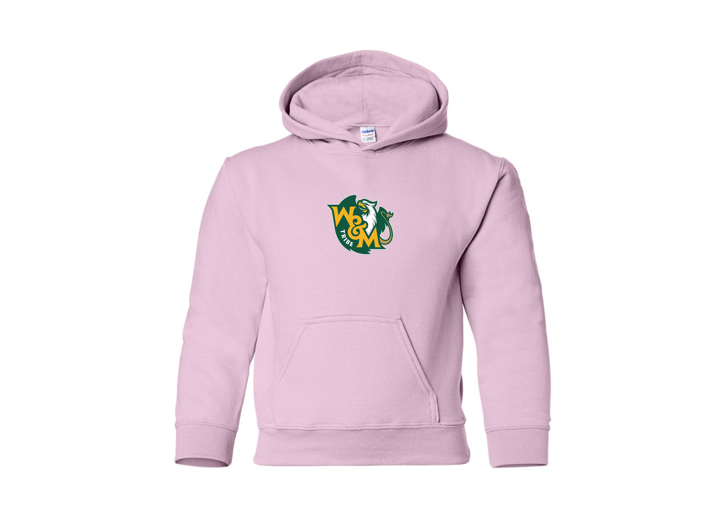 Youth William and Mary Tribe Gildan Heavy Blend  Hooded Sweatshirt