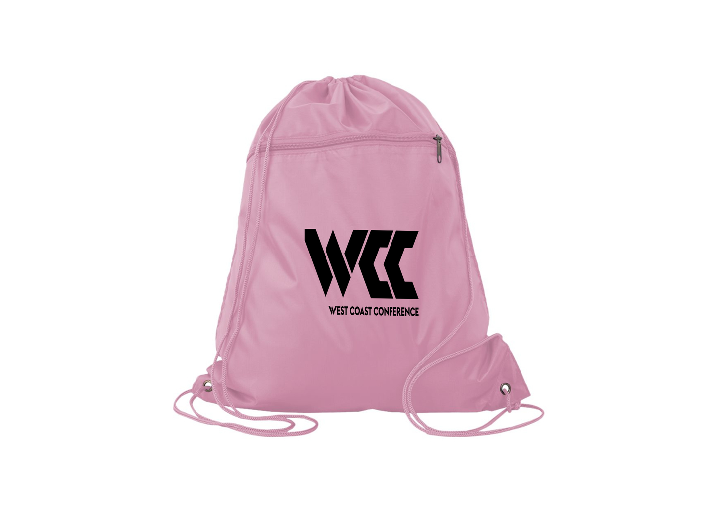 West Coast Conference Q-Tees - Polyester Cinchpack