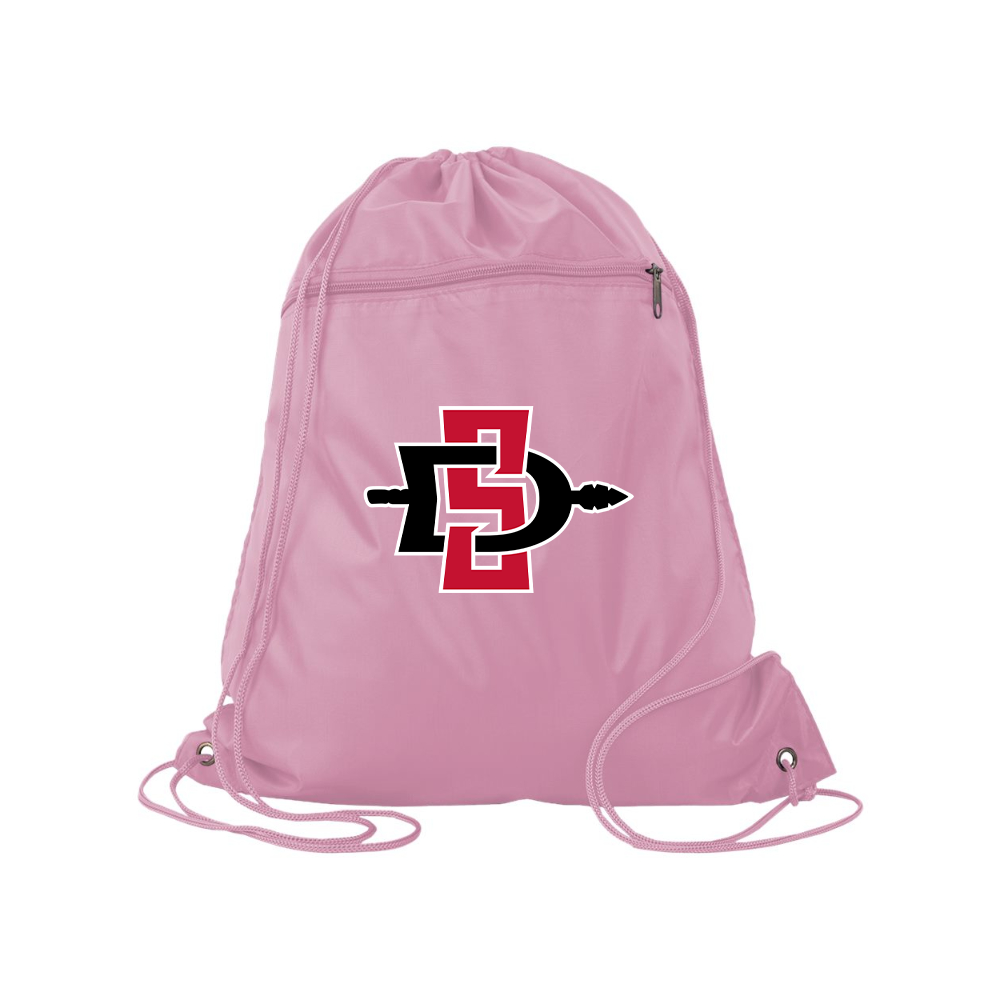 San Diego State Aztecs Logo Q-Tees - Polyester Cinchpack