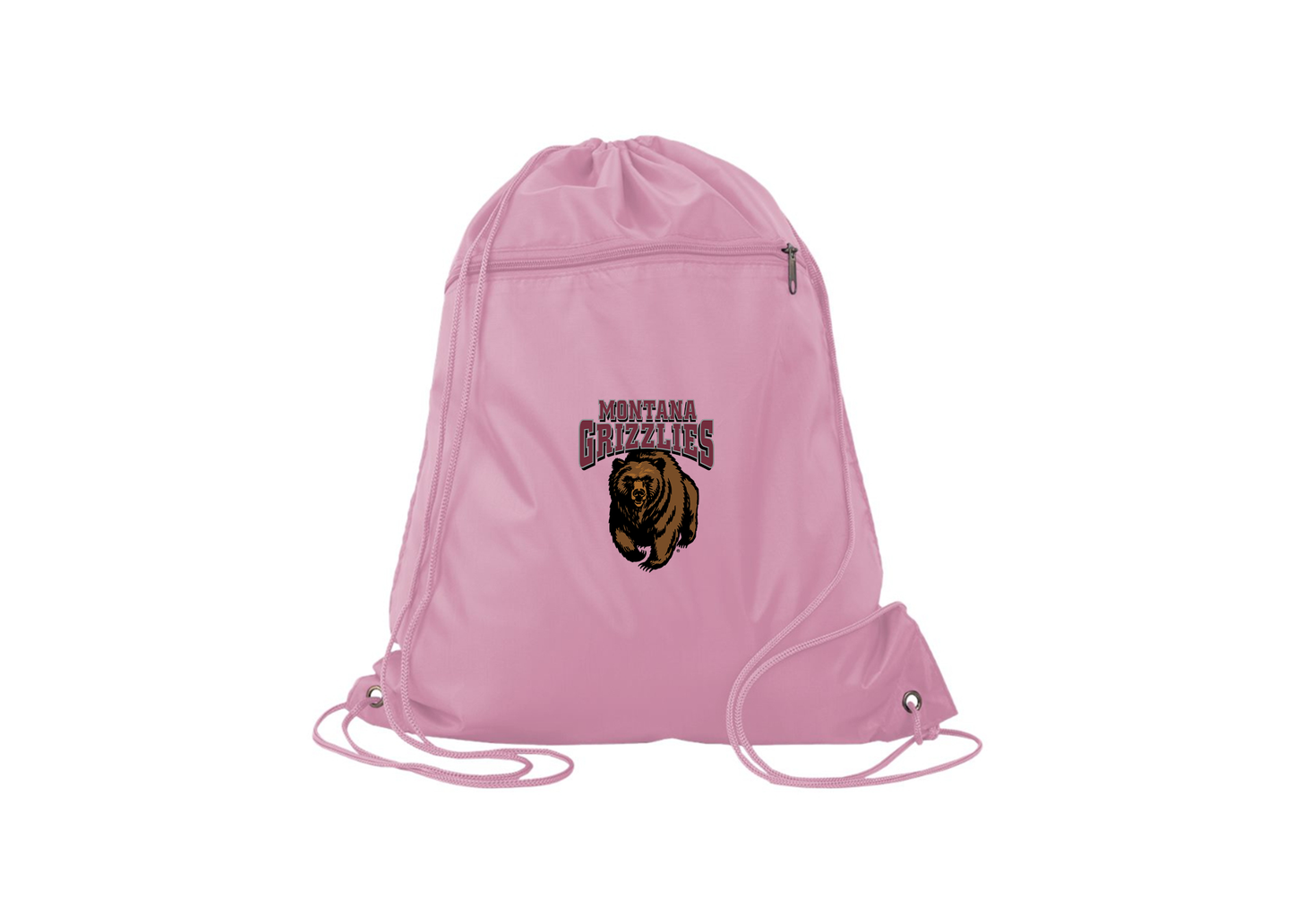 Montana Grizzliesl Q-Tees - Polyester Cinchpack