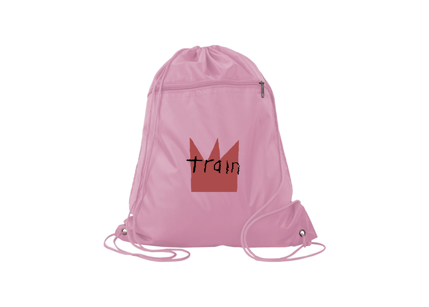 Train Q-Tees - Polyester Cinchpack