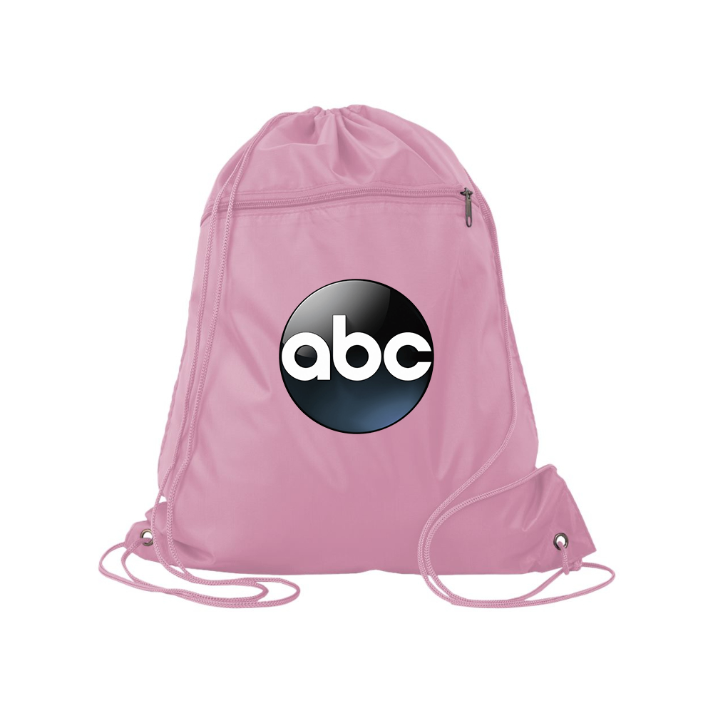 Abc Logo Q-Tees - Polyester Cinchpack