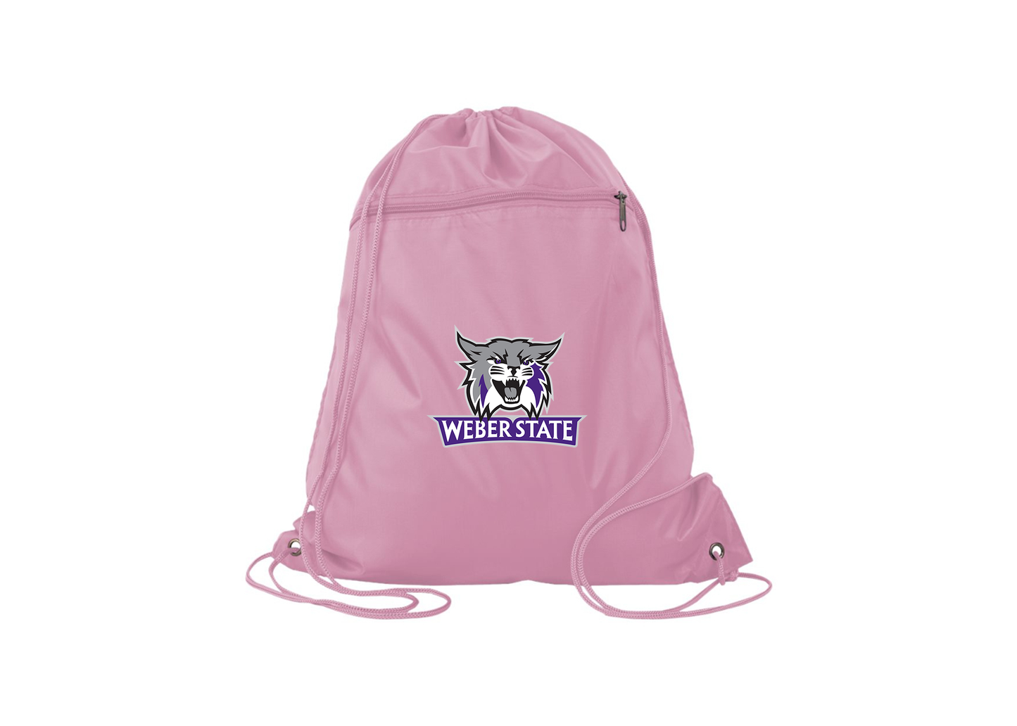 Weber State Wildcats Q-Tees - Polyester Cinchpack