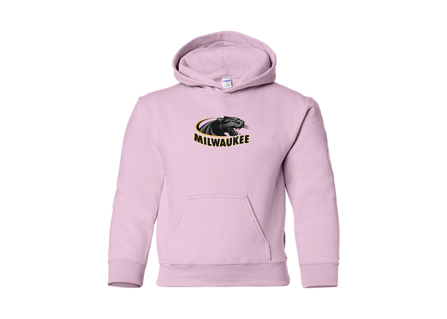 Youth Wisconsin Milwaukee Panthers Gildan Heavy Blend  Hooded Sweatshirt