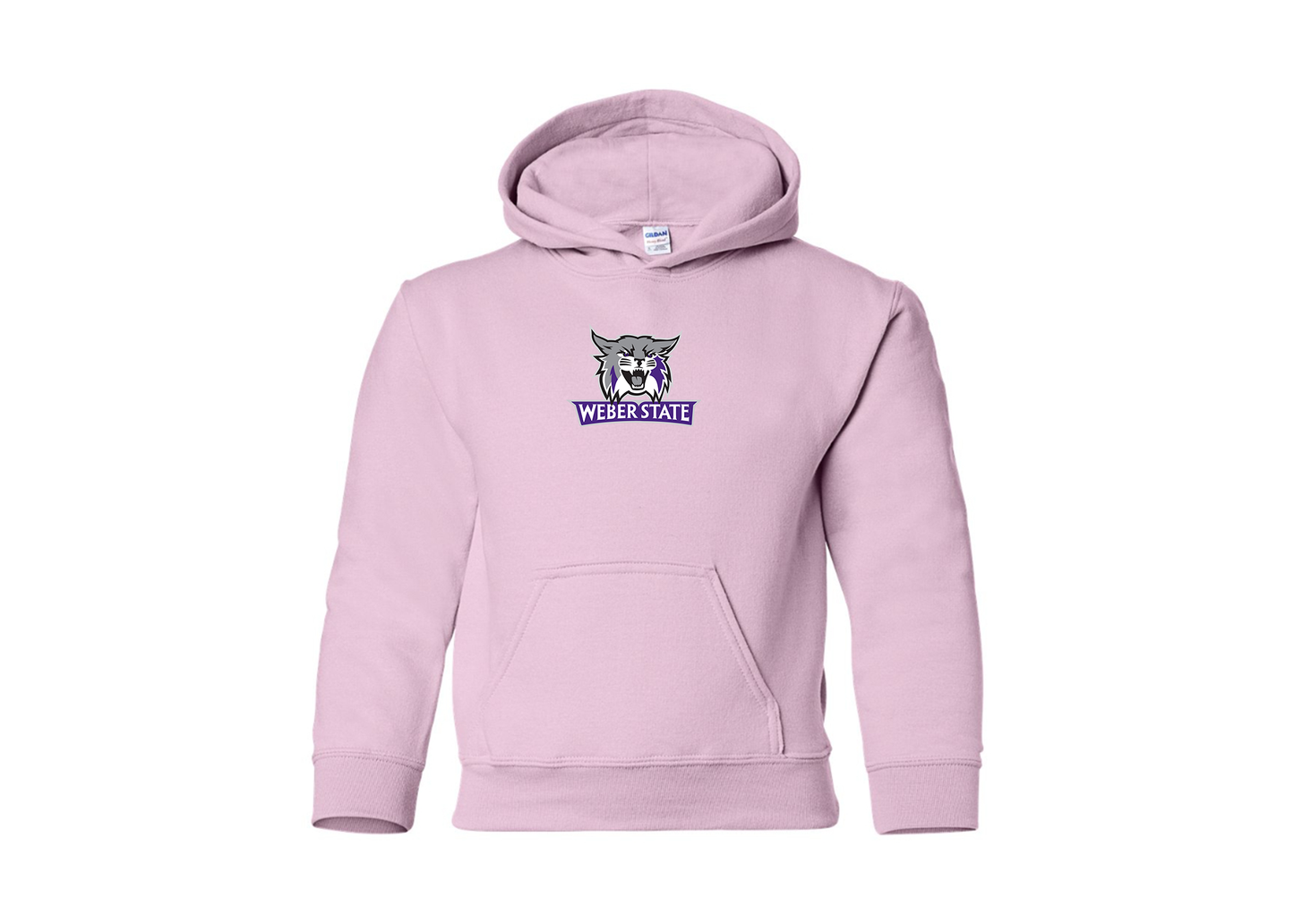 Youth Weber State Wildcats Gildan Heavy Blend  Hooded Sweatshirt