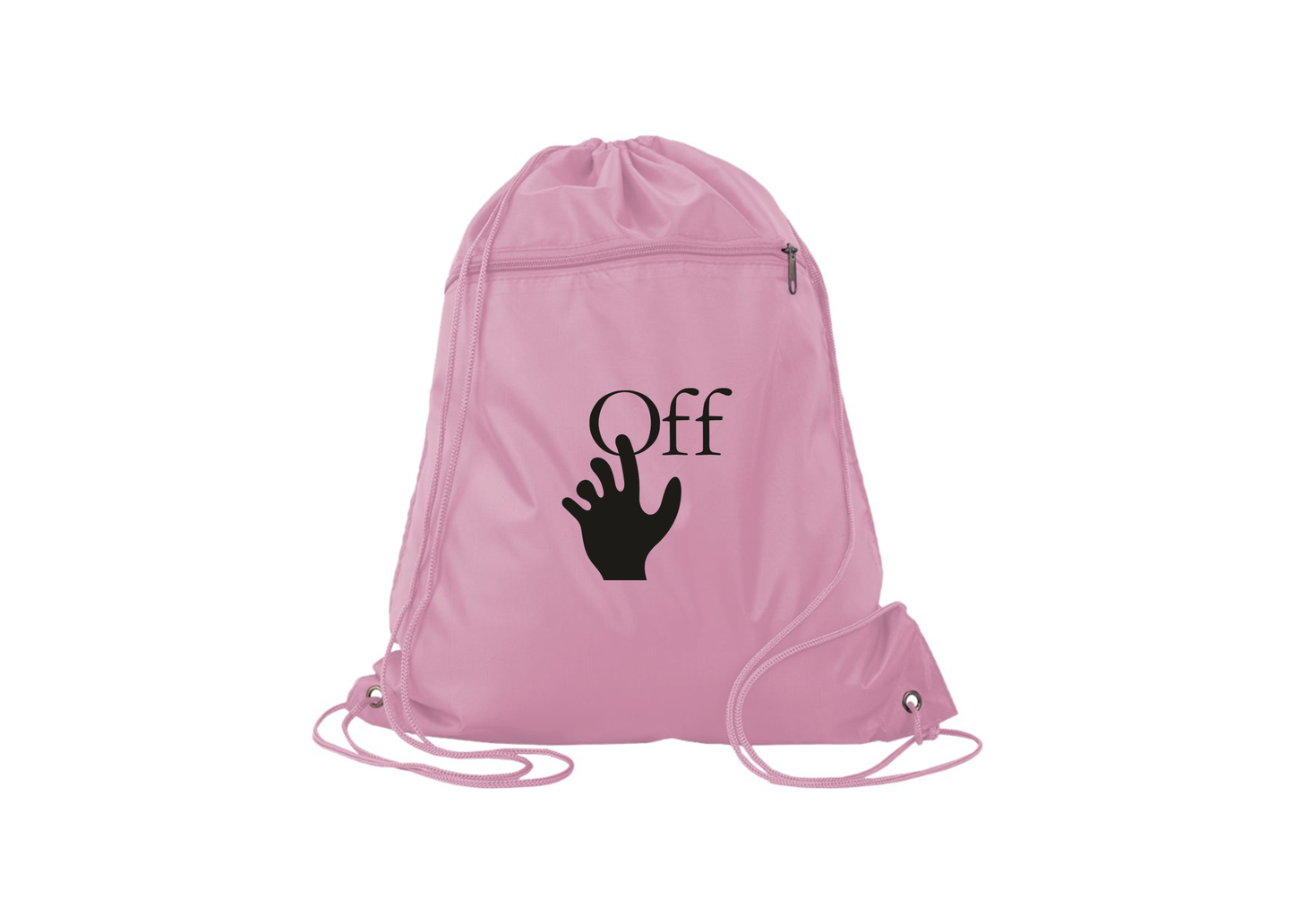 Off-White Hand Q-Tees - Polyester Cinchpack