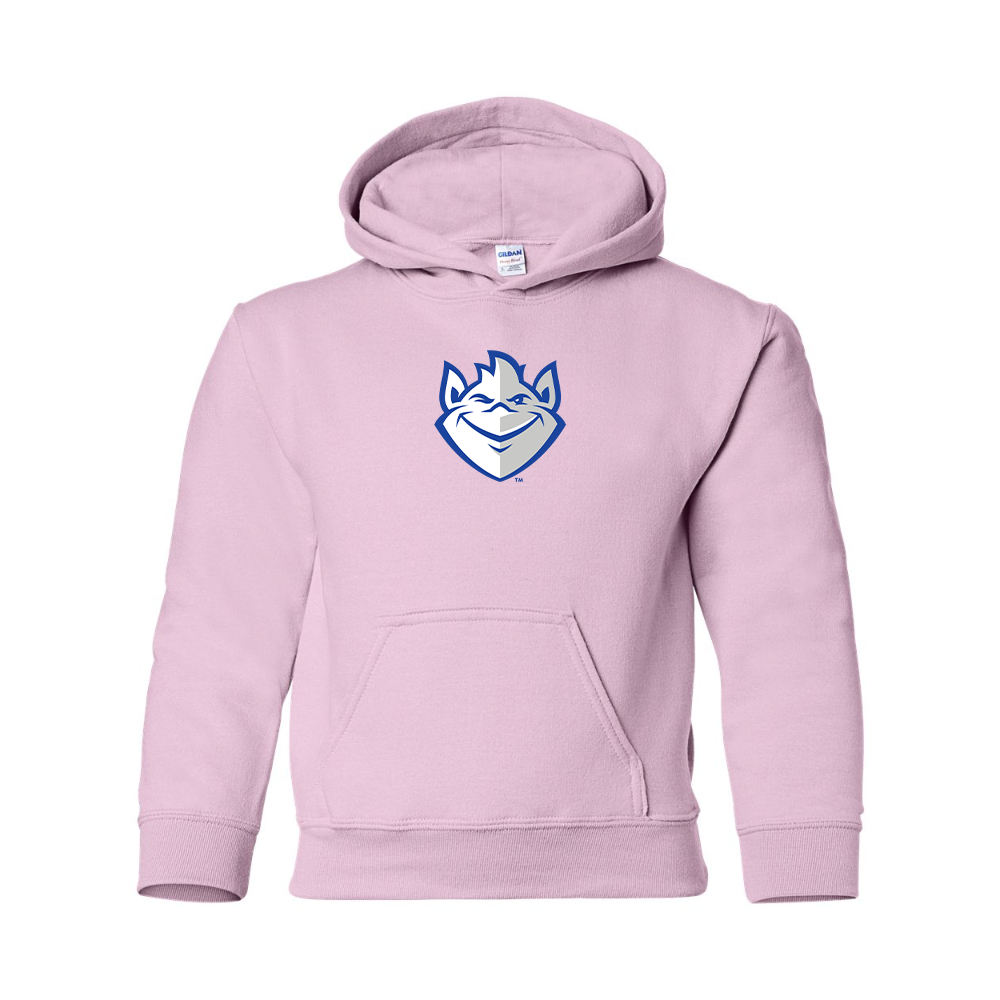 Youth Saint Louis Billikens Logo Gildan Heavy Blend  Hooded Sweatshirt