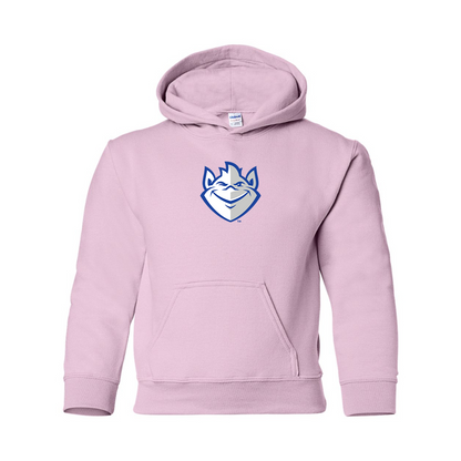 Youth Saint Louis Billikens Logo Gildan Heavy Blend  Hooded Sweatshirt