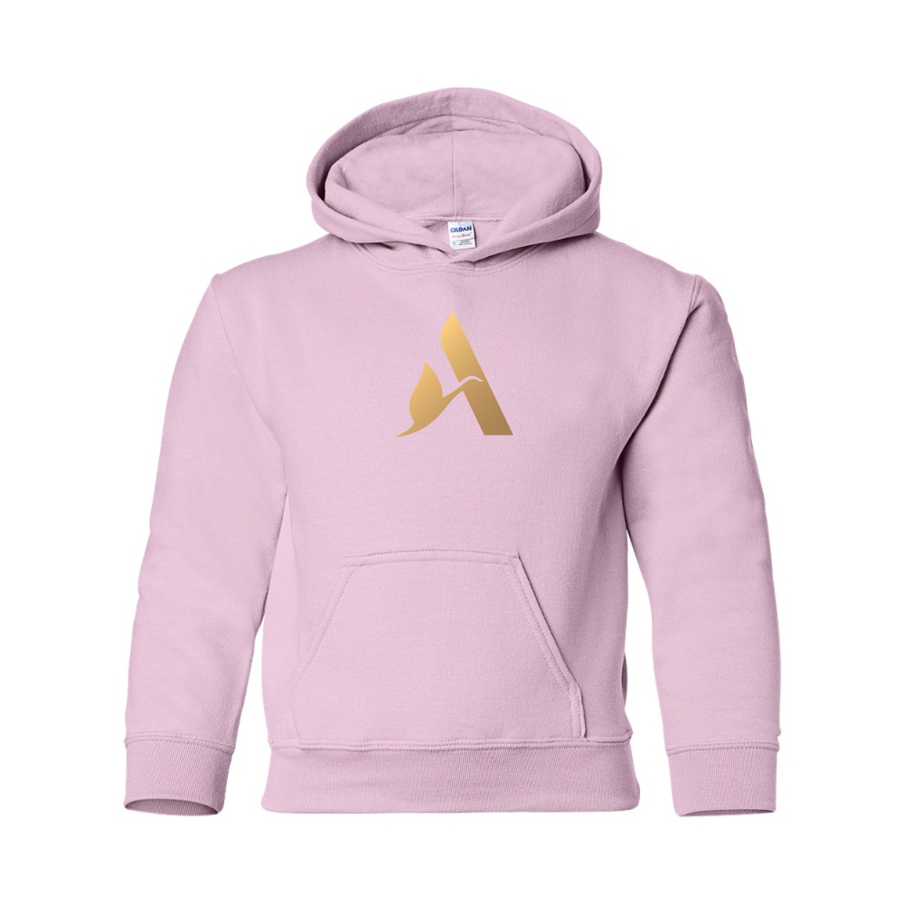 Youth Accor Golden Logo Gildan Heavy Blend  Hooded Sweatshirt