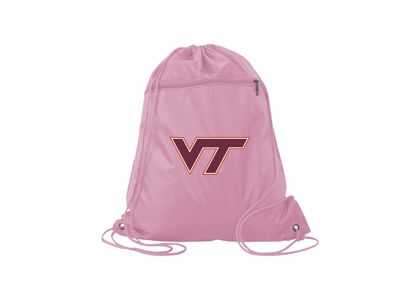 Virginia Tech Hokies Q-Tees - Polyester Cinchpack