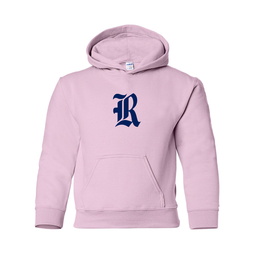 Youth Rice Owls Logo Gildan Heavy Blend  Hooded Sweatshirt