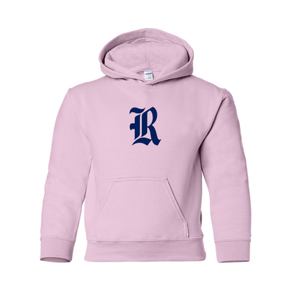 Youth Rice Owls Logo Gildan Heavy Blend  Hooded Sweatshirt