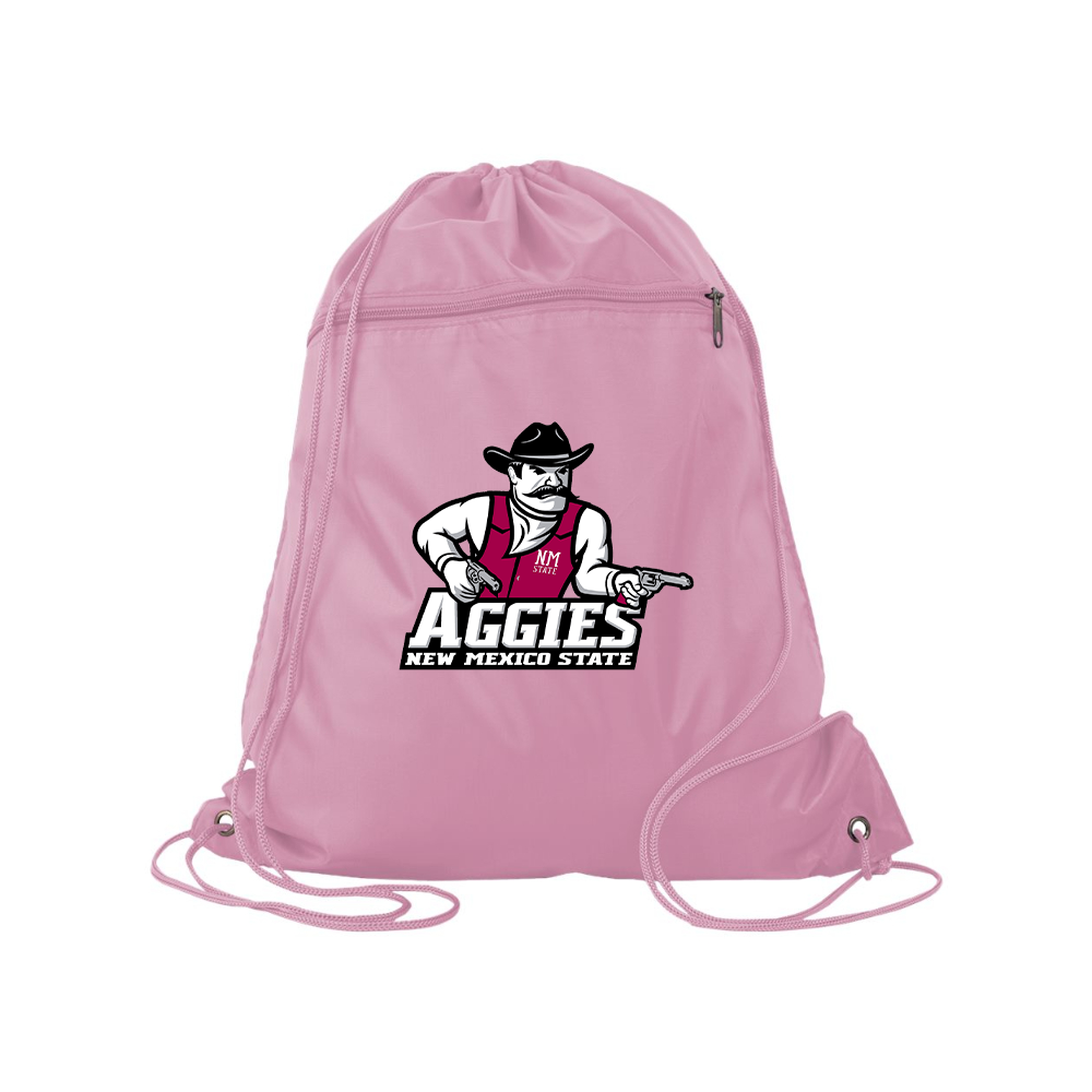 Aggies New Mexico State Logo Q-Tees - Polyester Cinchpack