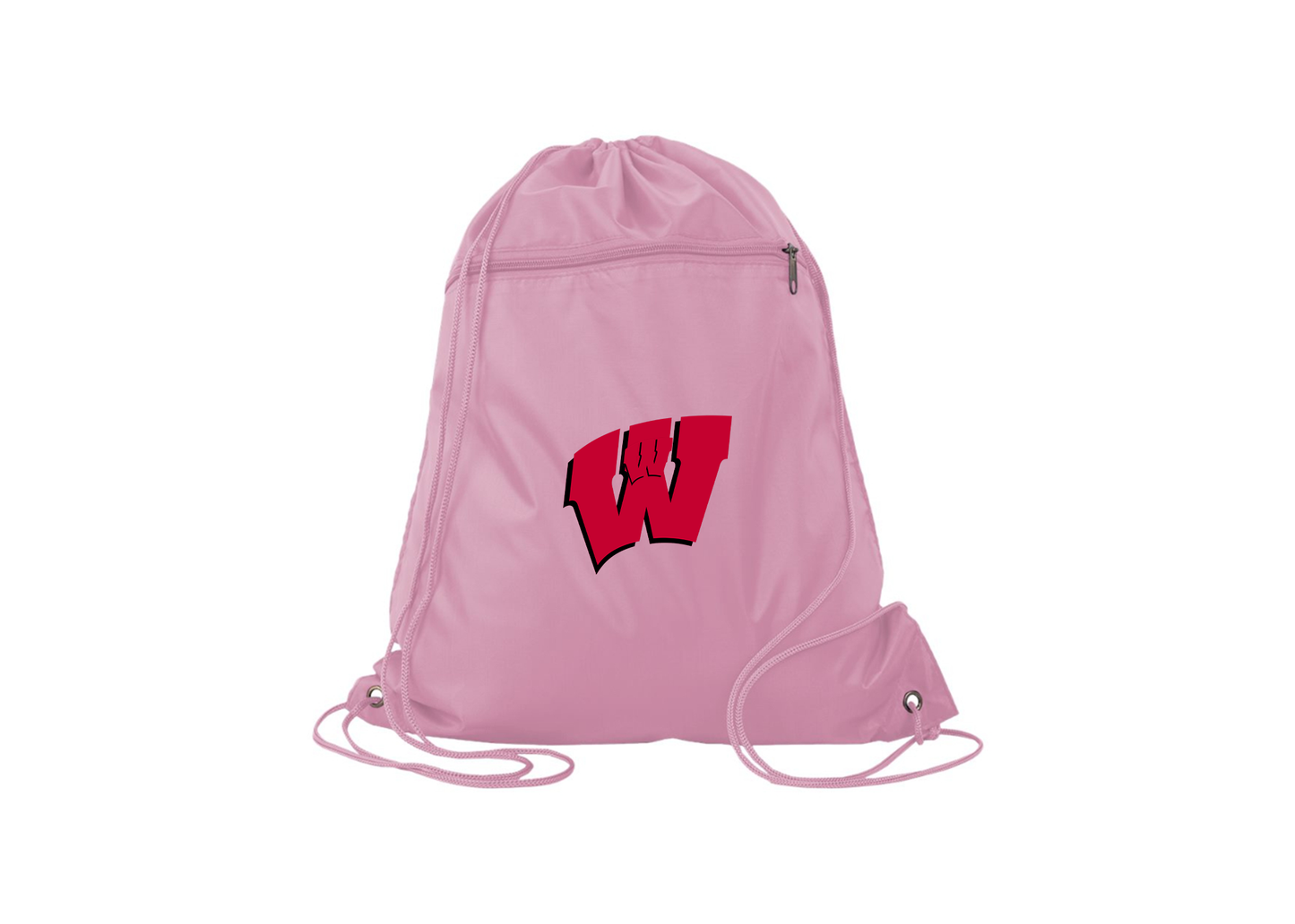Wisconsin Badgers Q-Tees - Polyester Cinchpack