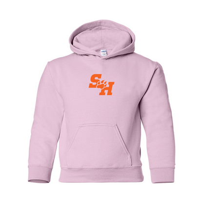 Youth Sam Houston State Bearkats Logo Gildan Heavy Blend  Hooded Sweatshirt