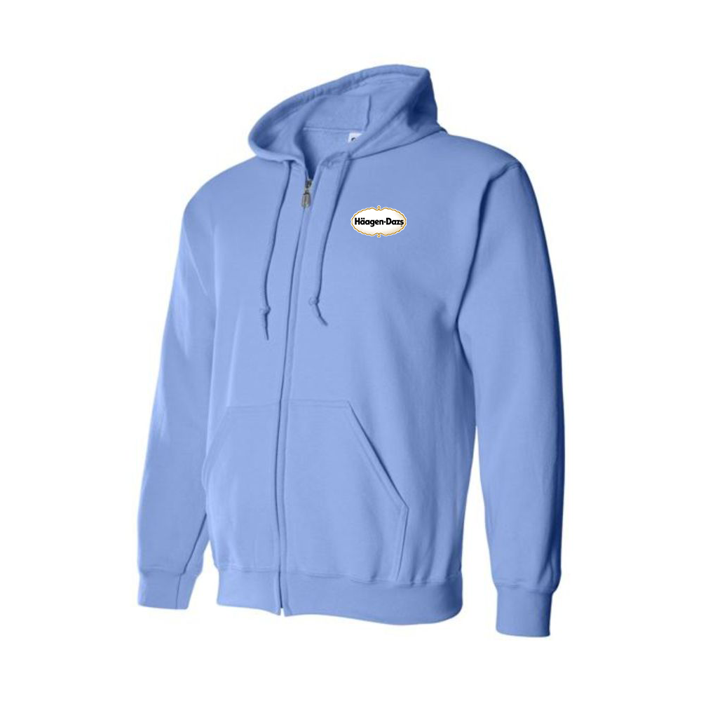 Men's Haagen Dazs Logo Zipper Hoodie