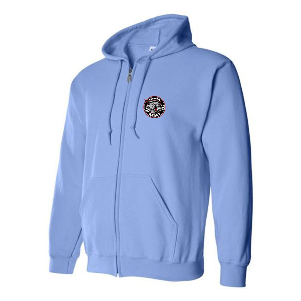 Men's Brampton Beast Logo Zipper Hoodie
