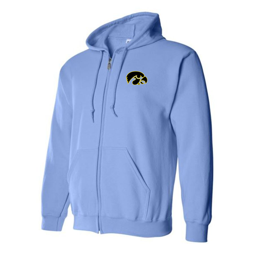 Men's Lowa Hawkeyes Logo Zipper Hoodie