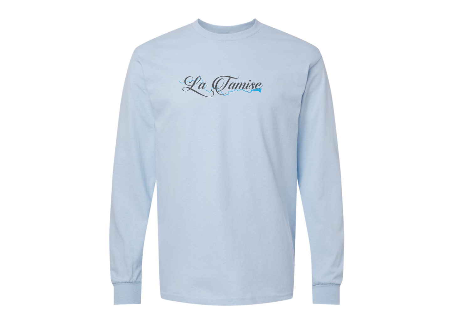 Men's La Tamise Logo Gildan Heavy Cotton Long Sleeve T-Shirt