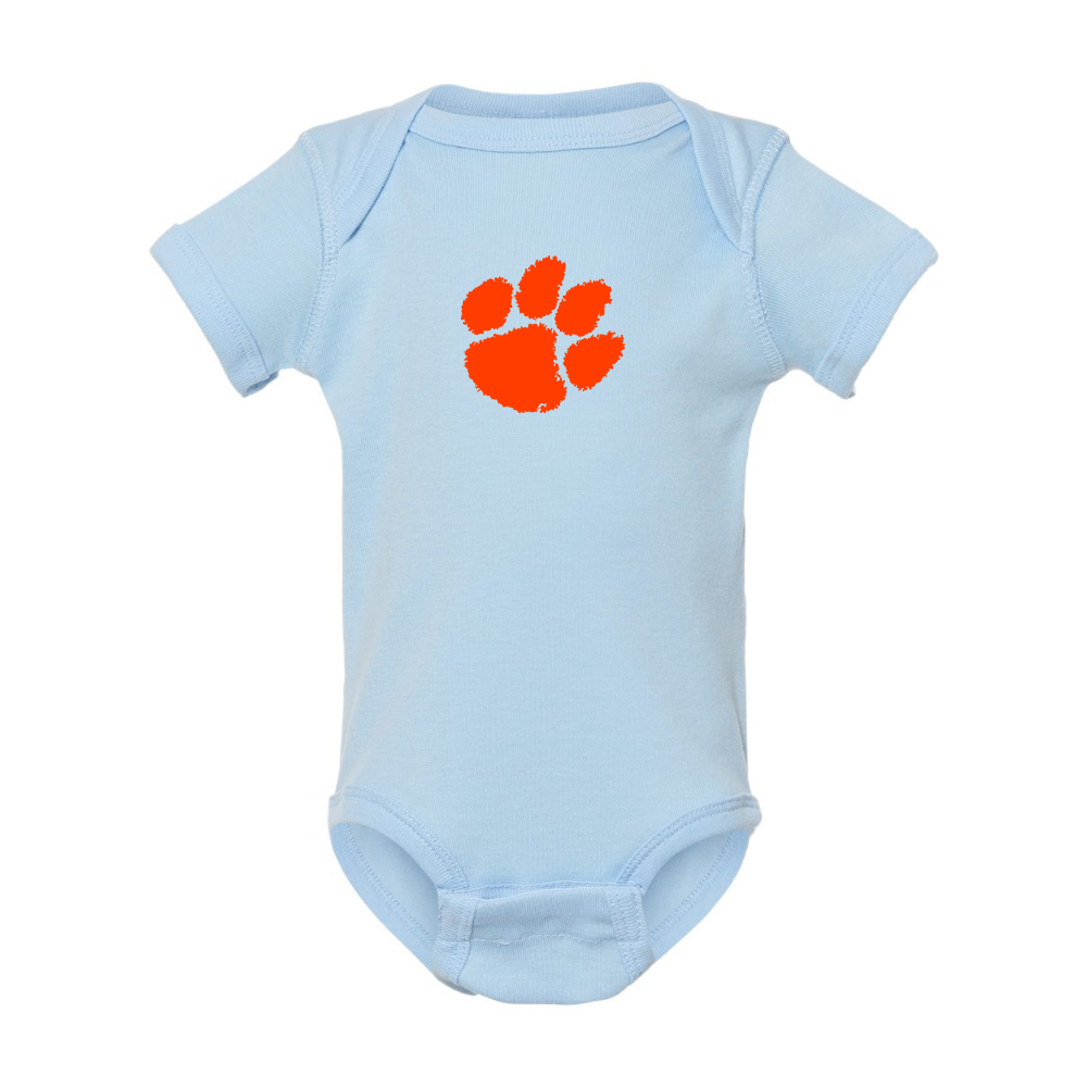 Clemson Tigers  Rabbit Skins Infant Baby Rib Bodysuit