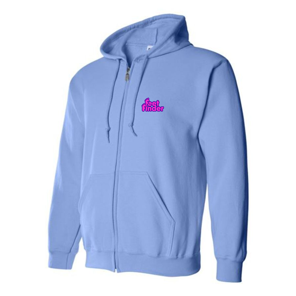 Men's FeetFinder Logo Zipper Hoodie