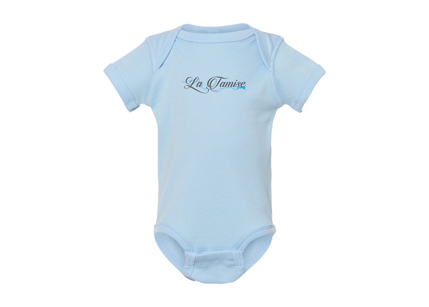 La Tamise Logo  Rabbit Skins Infant Baby Rib Bodysuit