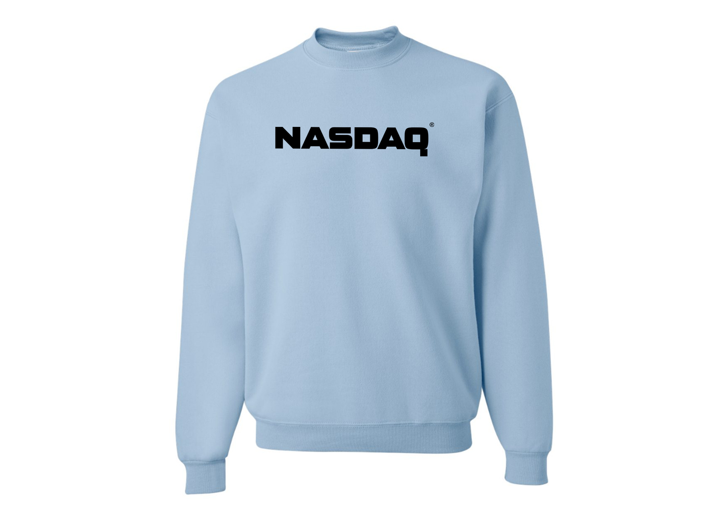 Men's Nasdaq Logo  JERZEES NuBlend Crewneck Sweatshirt