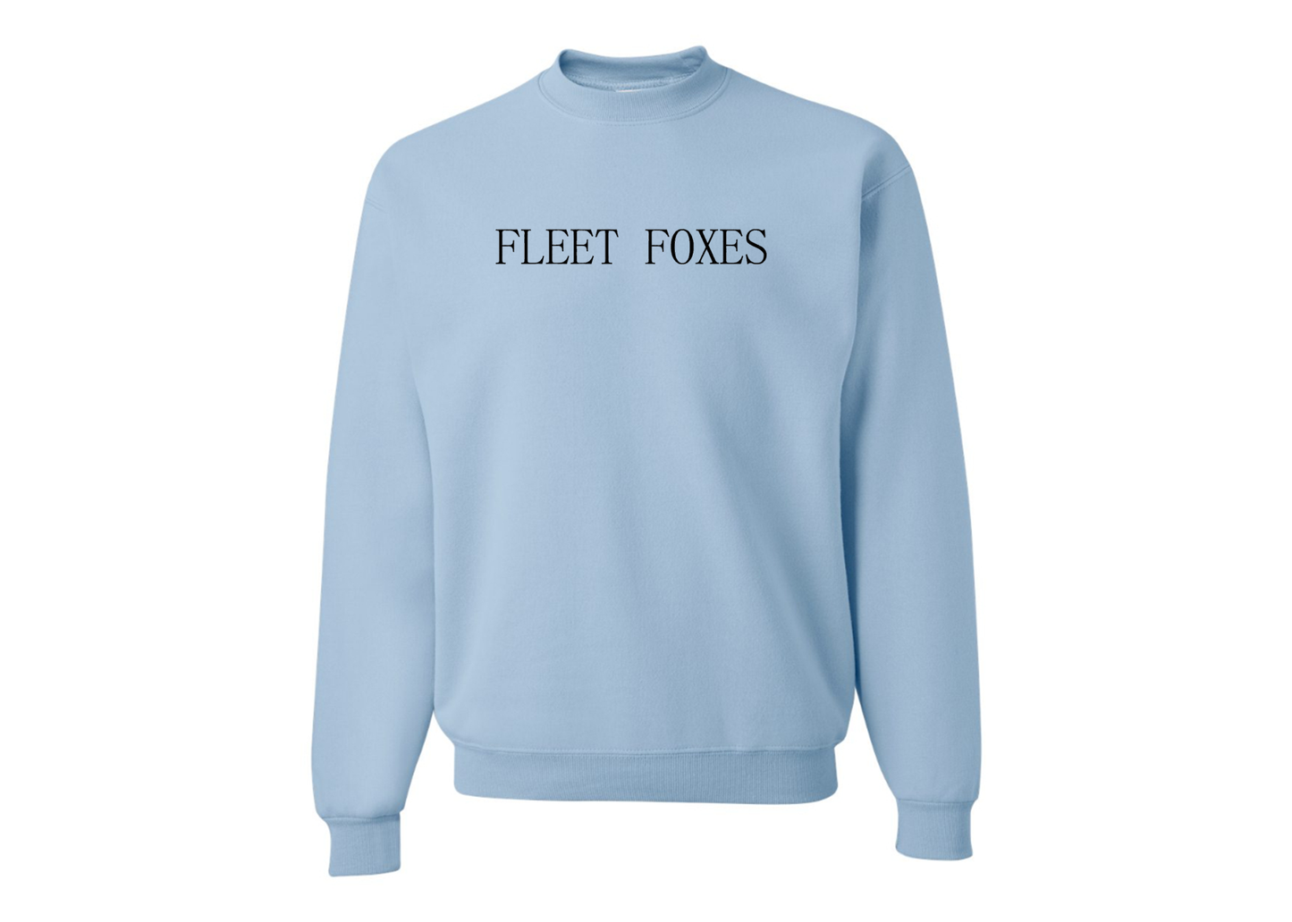 Men's Fleet Foxes Logo  JERZEES NuBlend Crewneck Sweatshirt