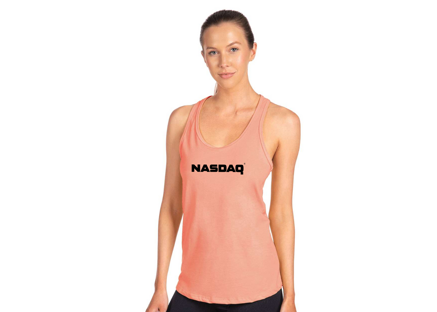 Women's Nasdaq Logo Next Level Ideal Racerback Tank