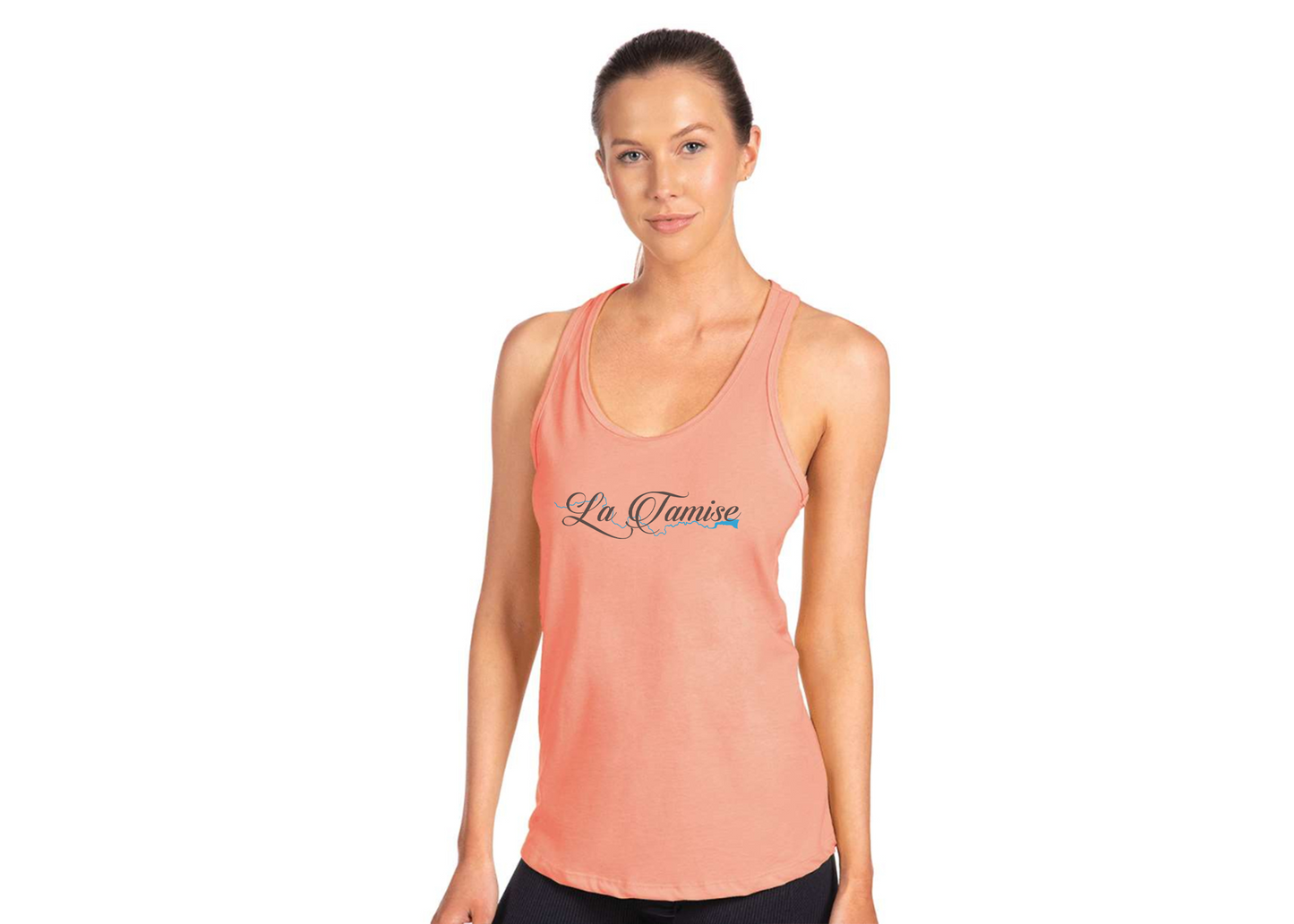 Women's La Tamise Logo Next Level Ideal Racerback Tank