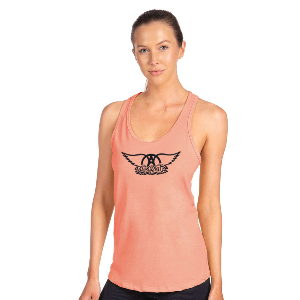 Women's Aerosmith Logo Next Level Ideal Racerback Tank