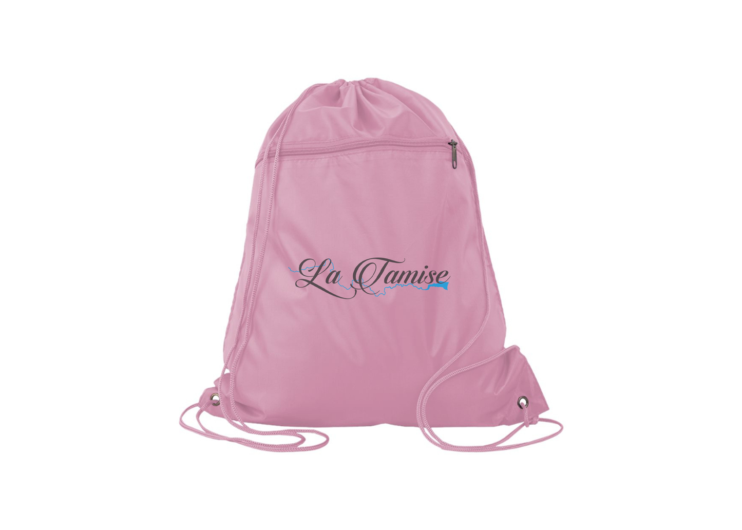 La Tamise Logo Q-Tees - Polyester Cinchpack