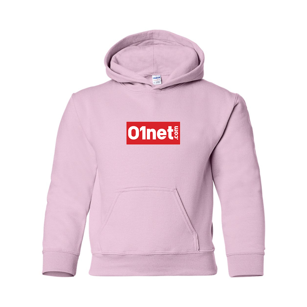 Youth 01net Logo Gildan Heavy Blend  Hooded Sweatshirt