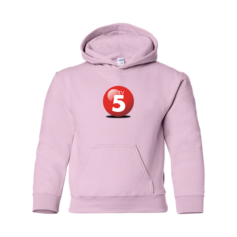 Youth ABC TV5 Logo Gildan Heavy Blend  Hooded Sweatshirt