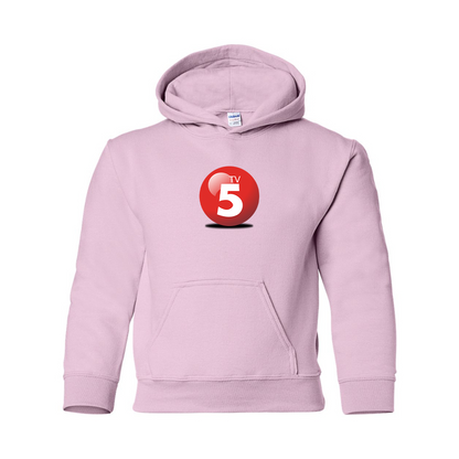 Youth ABC TV5 Logo Gildan Heavy Blend  Hooded Sweatshirt