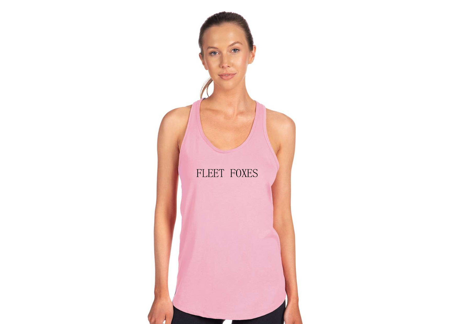 Women's Fleet Foxes Logo Next Level Ideal Racerback Tank