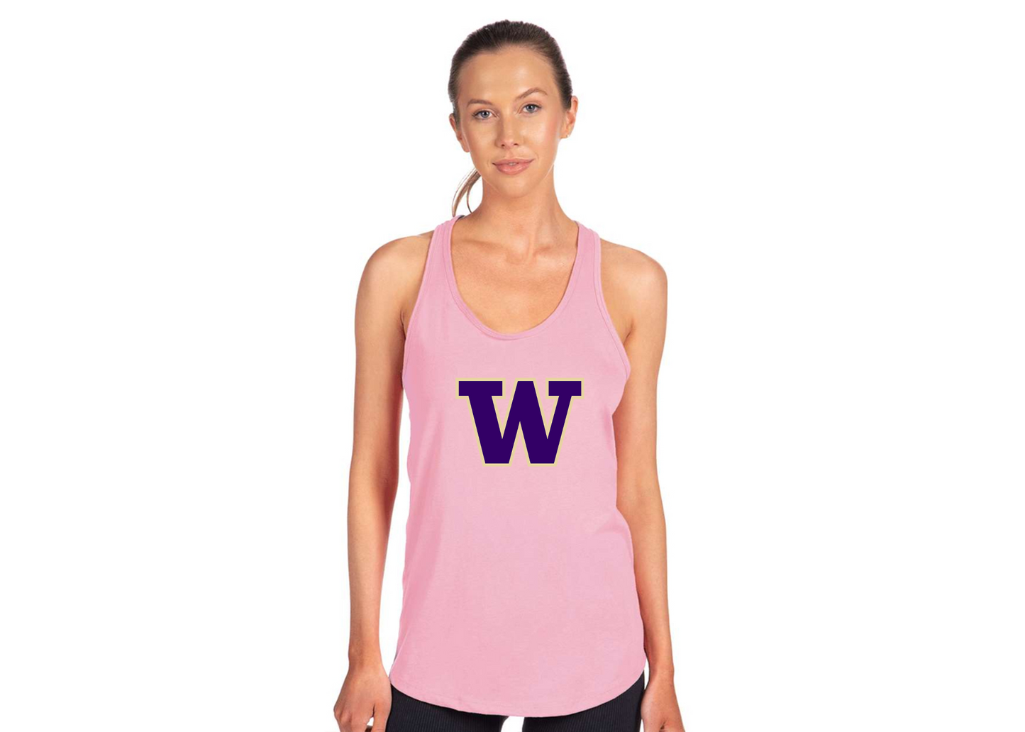 Women's Washington Huskies Next Level Ideal Racerback Tank