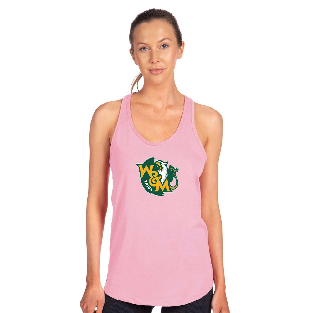 Women's William and Mary Tribe Next Level Ideal Racerback Tank