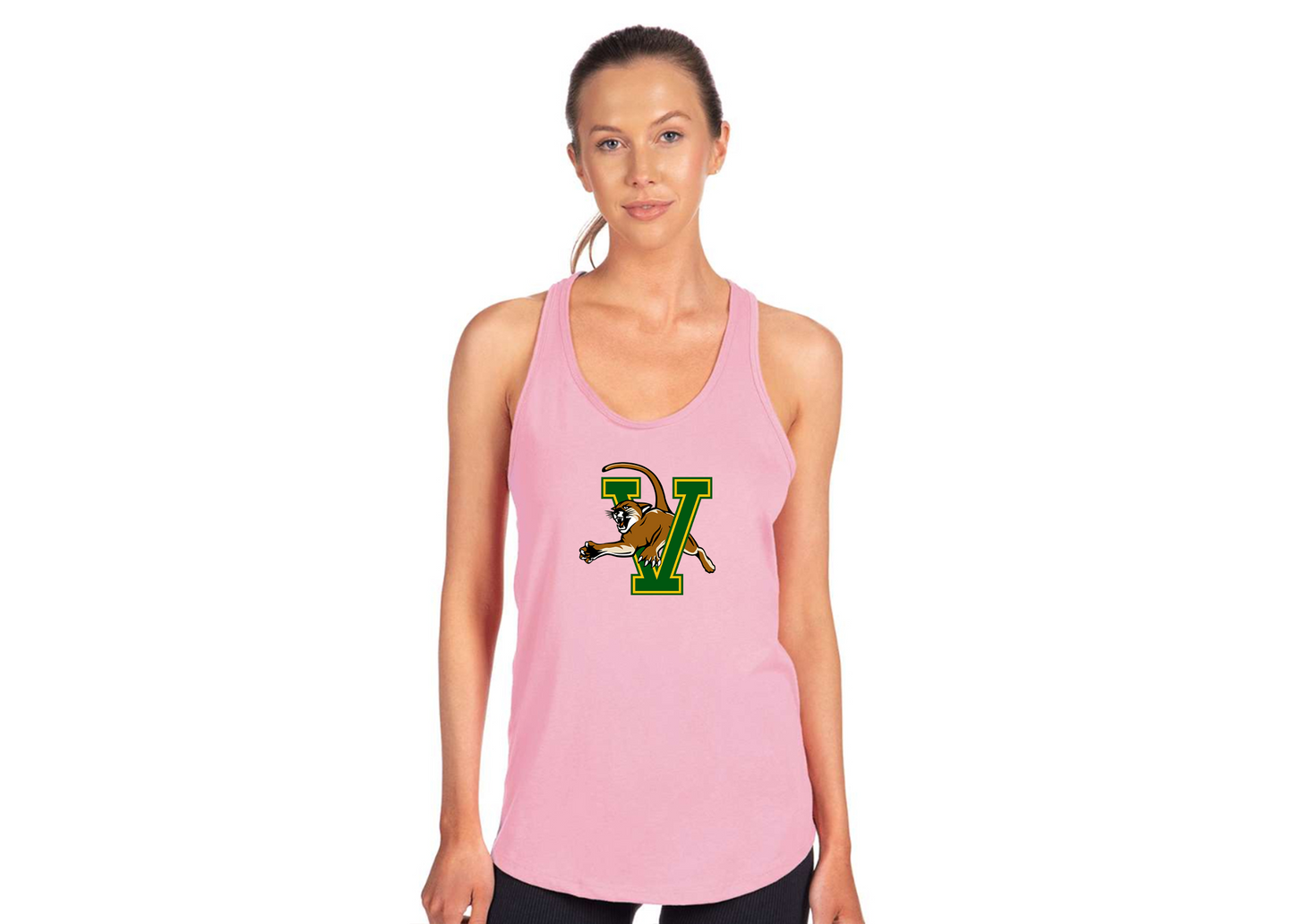 Women's Vermont Catamounts Next Level Ideal Racerback Tank