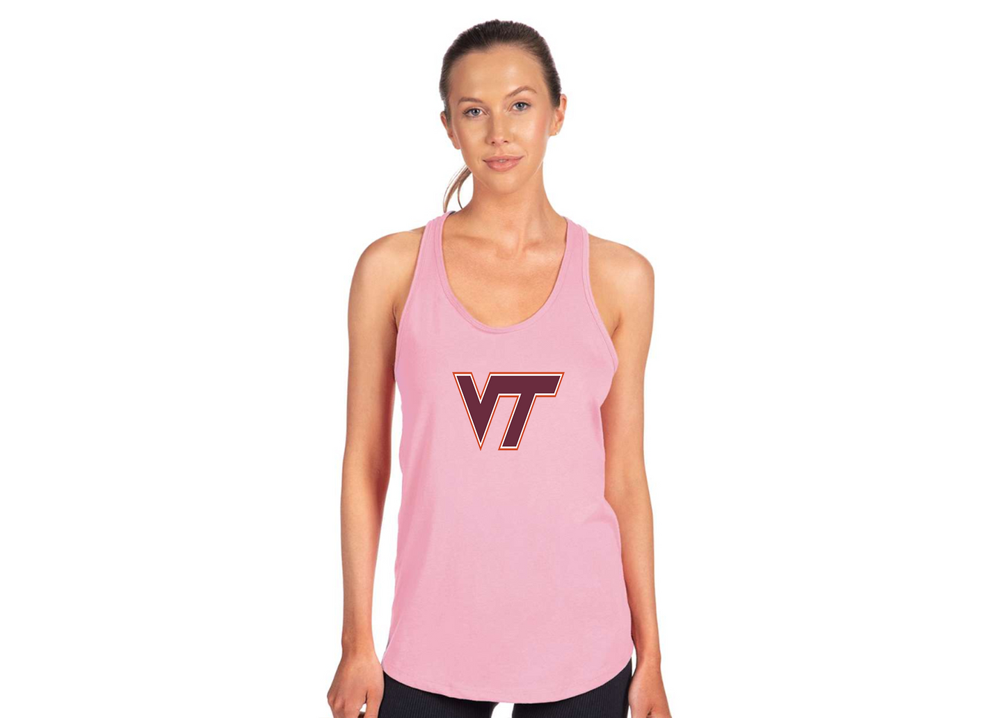 Women's Virginia Tech Hokies Next Level Ideal Racerback Tank