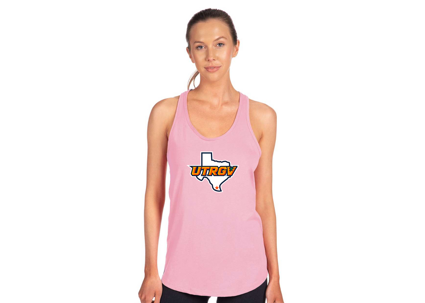 Women's UTRGV Vaqueros Next Level Ideal Racerback Tank