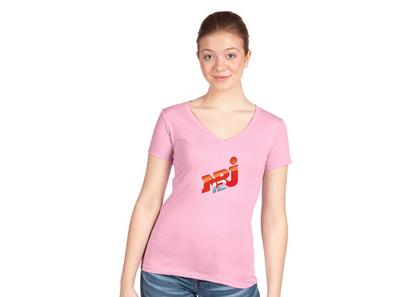 Women's  NRJ 12 Logo Next Level V-Neck T-Shirt