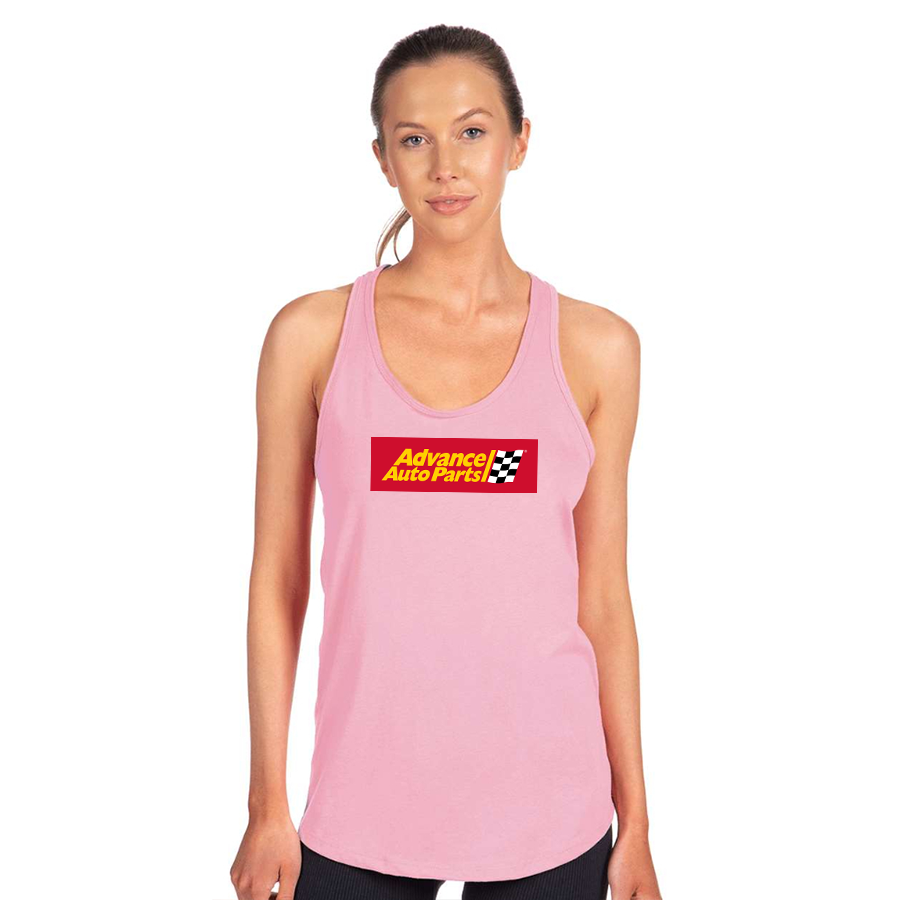 Women's Advance Auto Parts Logo Next Level Ideal Racerback Tank