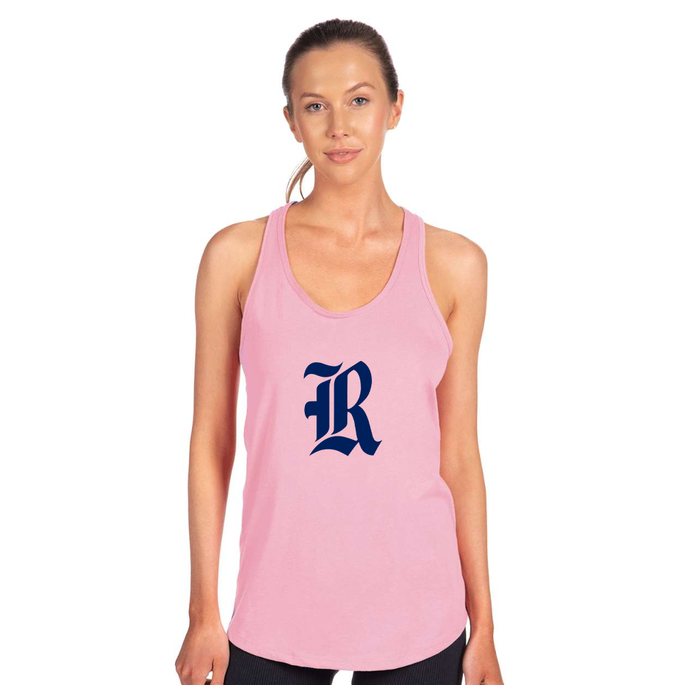 Women's Rice Owls Logo Next Level Ideal Racerback Tank